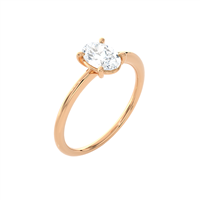 Ringe Ama Dame in Rosègold Diamante Lab Grown 0.70 Ct AMA-AN-301-16 - AMA-AN-301-16